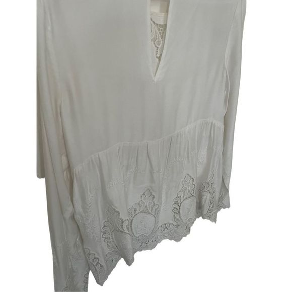The JetSet Diaries White Embroidered Long Sleeve Top Size Medium - Picture 5 of 5